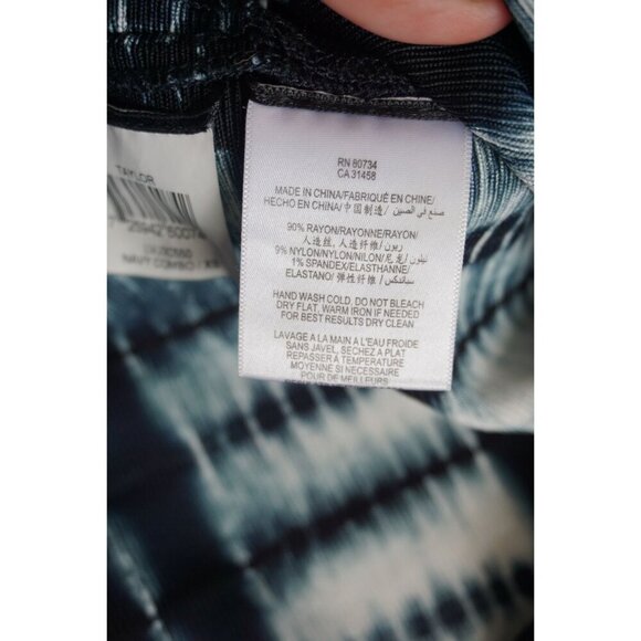 BCBGMaxAzria Taylor Navy Blue Tie Dye Bandage Skirt Bodycon Mini, Size XS - Picture 4 of 10